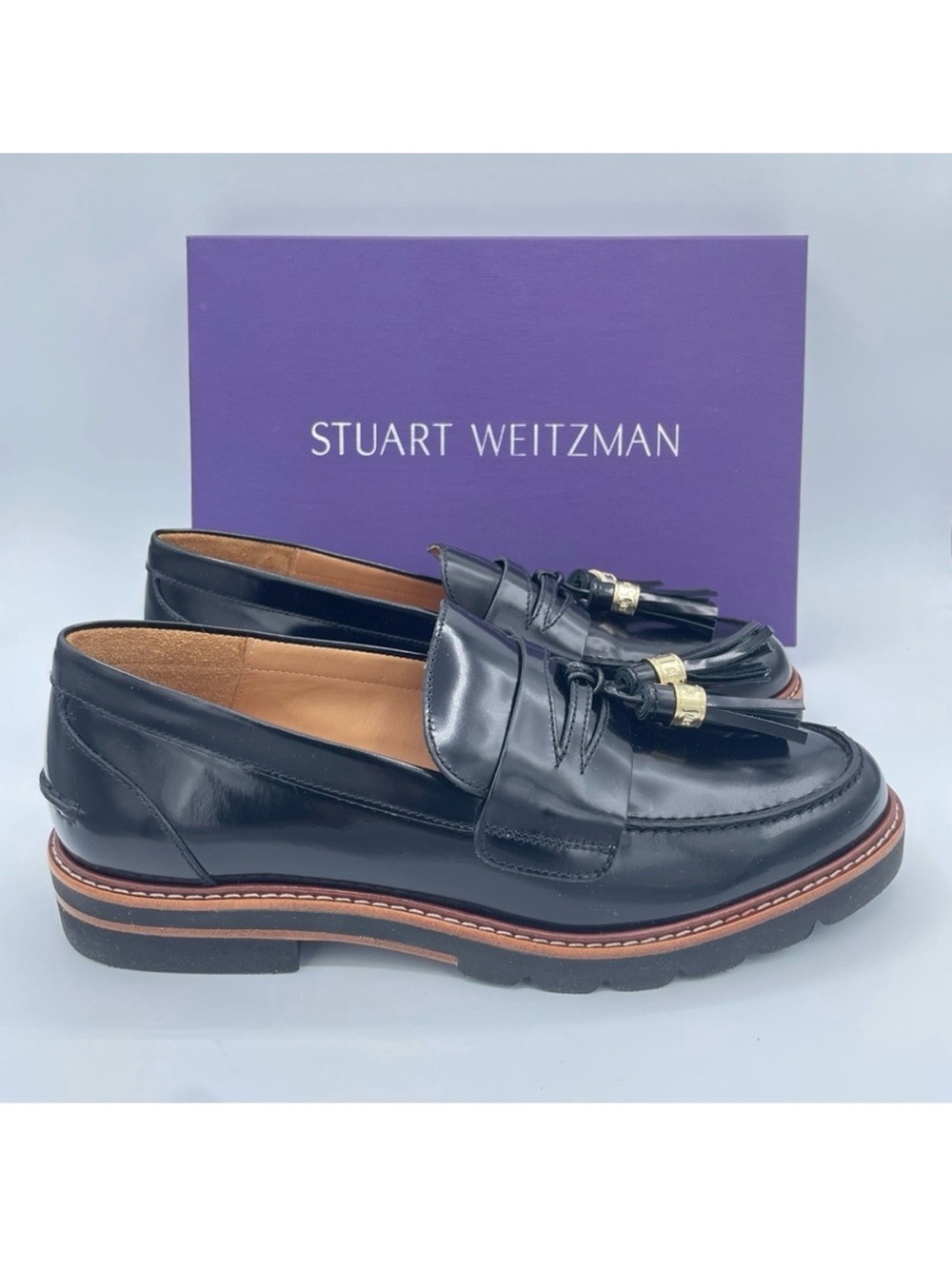 NIB Stuart Weitzman Manila Shoes 8 1/2 Black